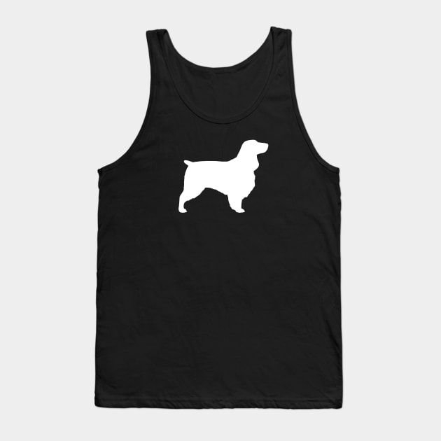 Field Spaniel Silhouette Tank Top by Coffee Squirrel